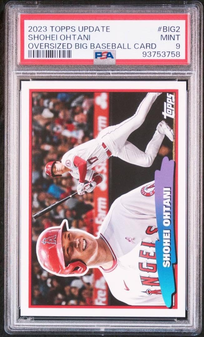 Amazon.co.jp: 貴重！PSA9 大谷翔平 SHOHEI OHTANI TOPPS BIG-2 : おもちゃ
