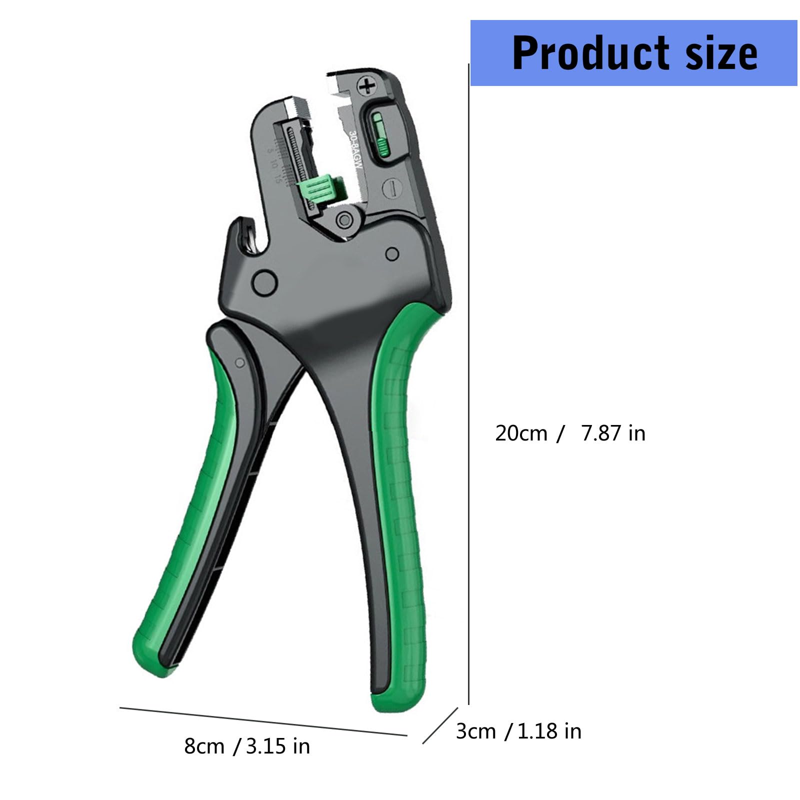 Herramienta pelacables automática, cortador de ajuste para pelado eléctrico, herramienta de crimpado, alicates de mango ergonómico