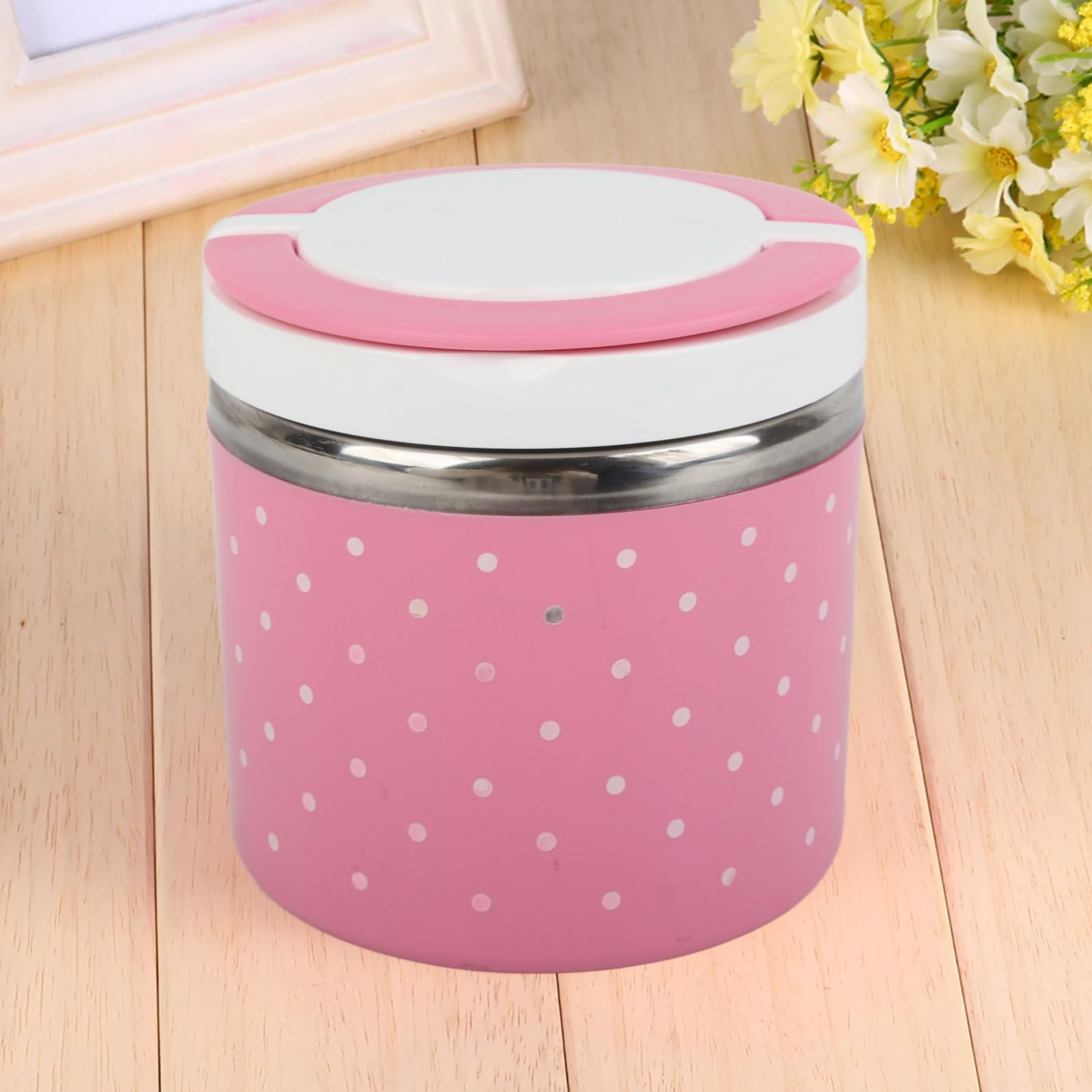 Lunchbox für Erwachsene und Kinder, 1-lagig, Edelstahl-Isolierung, Thermo-Lunchbox, Lebensmittelbehälter, heiß