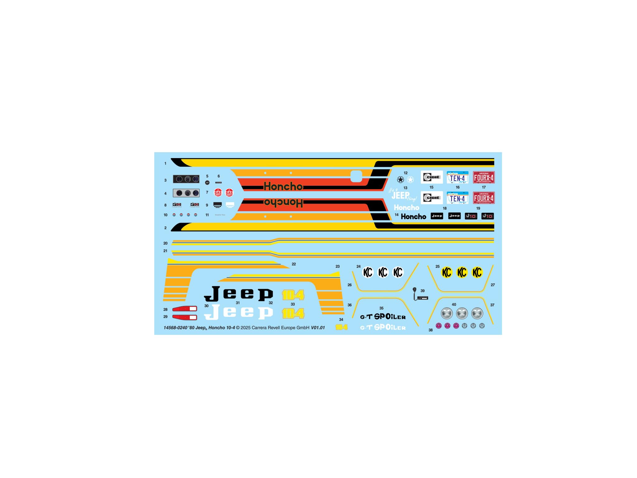 Revell Monogram 14568 - Jeep J-10 Pickup z przyczepą kempingową w skali 1:24, niezabudowany/niepomalowany model plastikowy