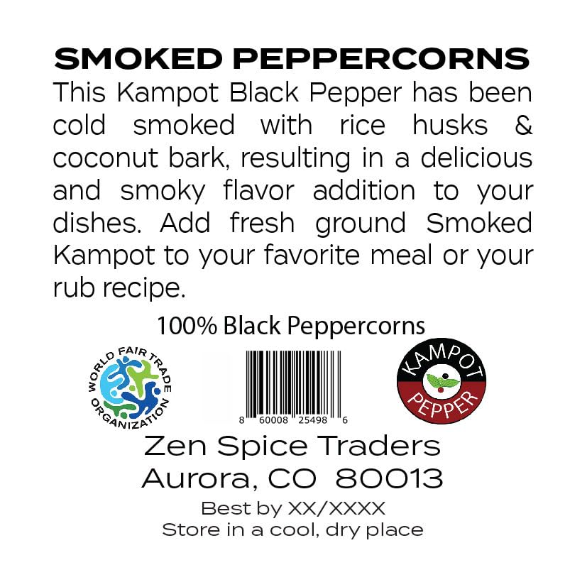 Miniatura 2 de Granos de pimienta negra Kampot ahumados (2)
