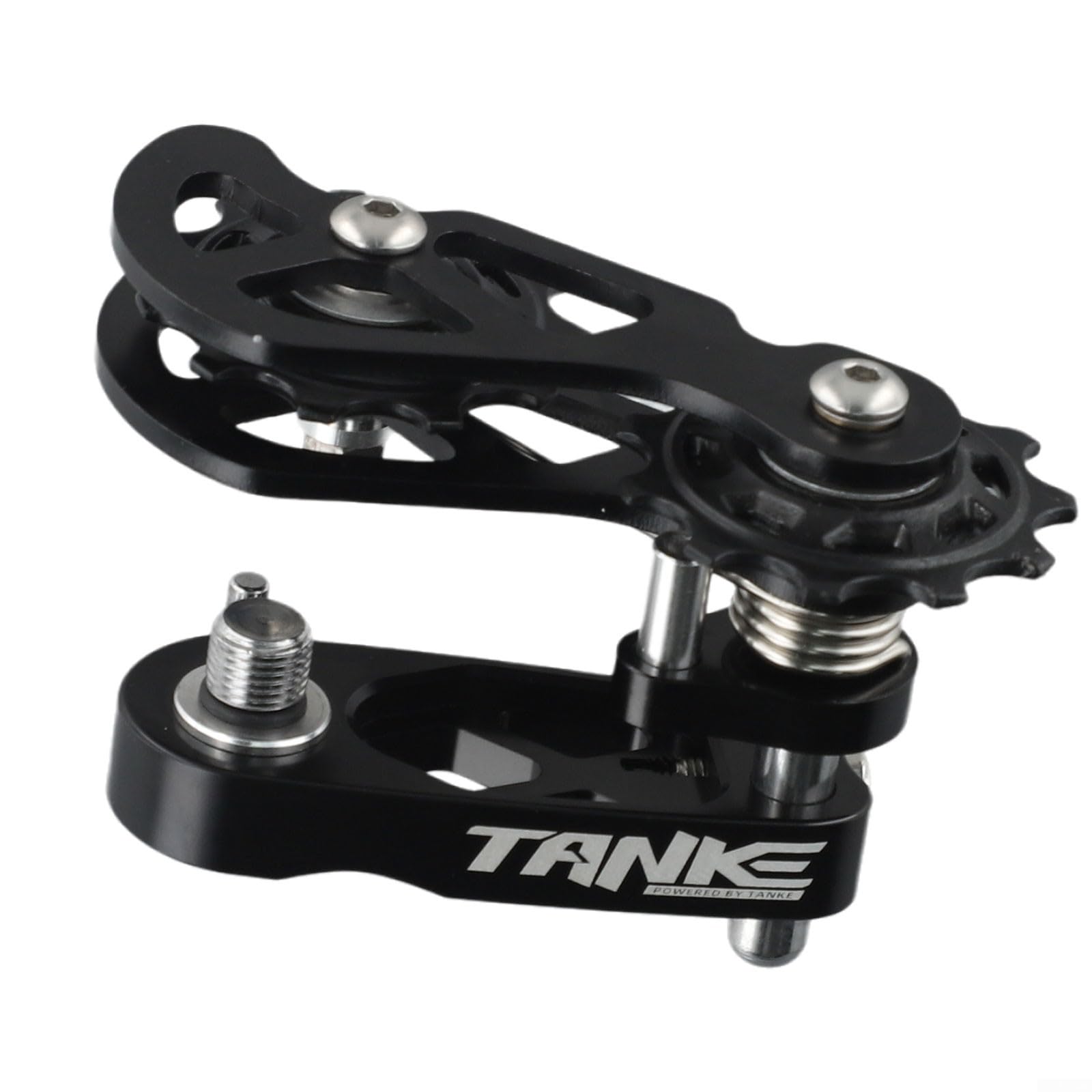 TONIXY Single Speed Conversion Kit, Bike Chain Tensioner, Converts 8-12 Speed To Single Speed, Adjustable Chain Guide With Floating Pulley For Hanger Dropout Frames(Black)