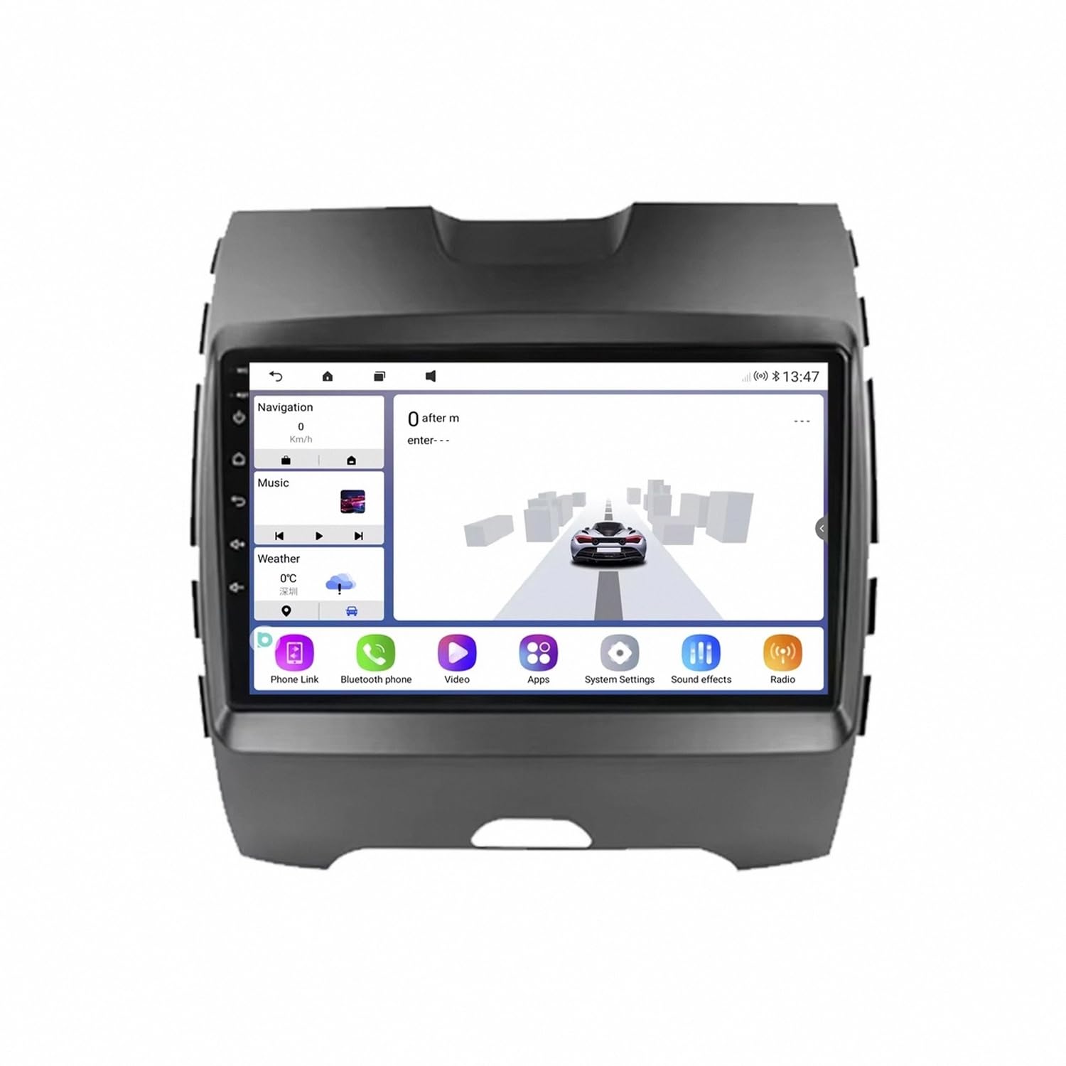 Radio Coche 2 DIN Carplay Android Auto Ford Edge 2 2015-2018 Cámara 8