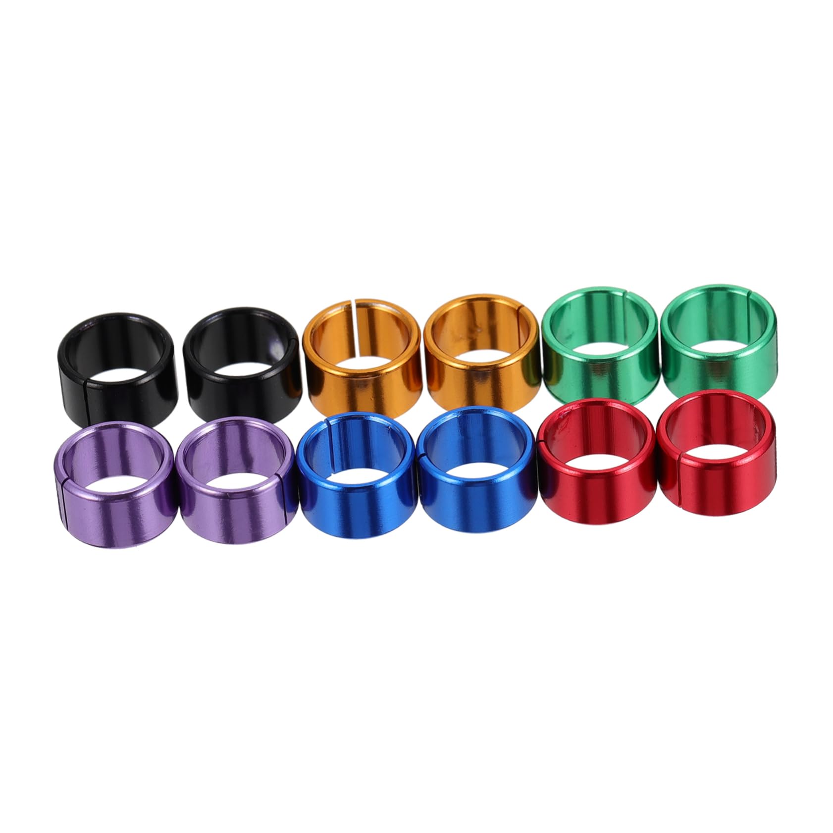 Abaodam 12pcs Pigeon Bands Chick Foot Bands Bird Clip on Rings Poultry Leg Rings