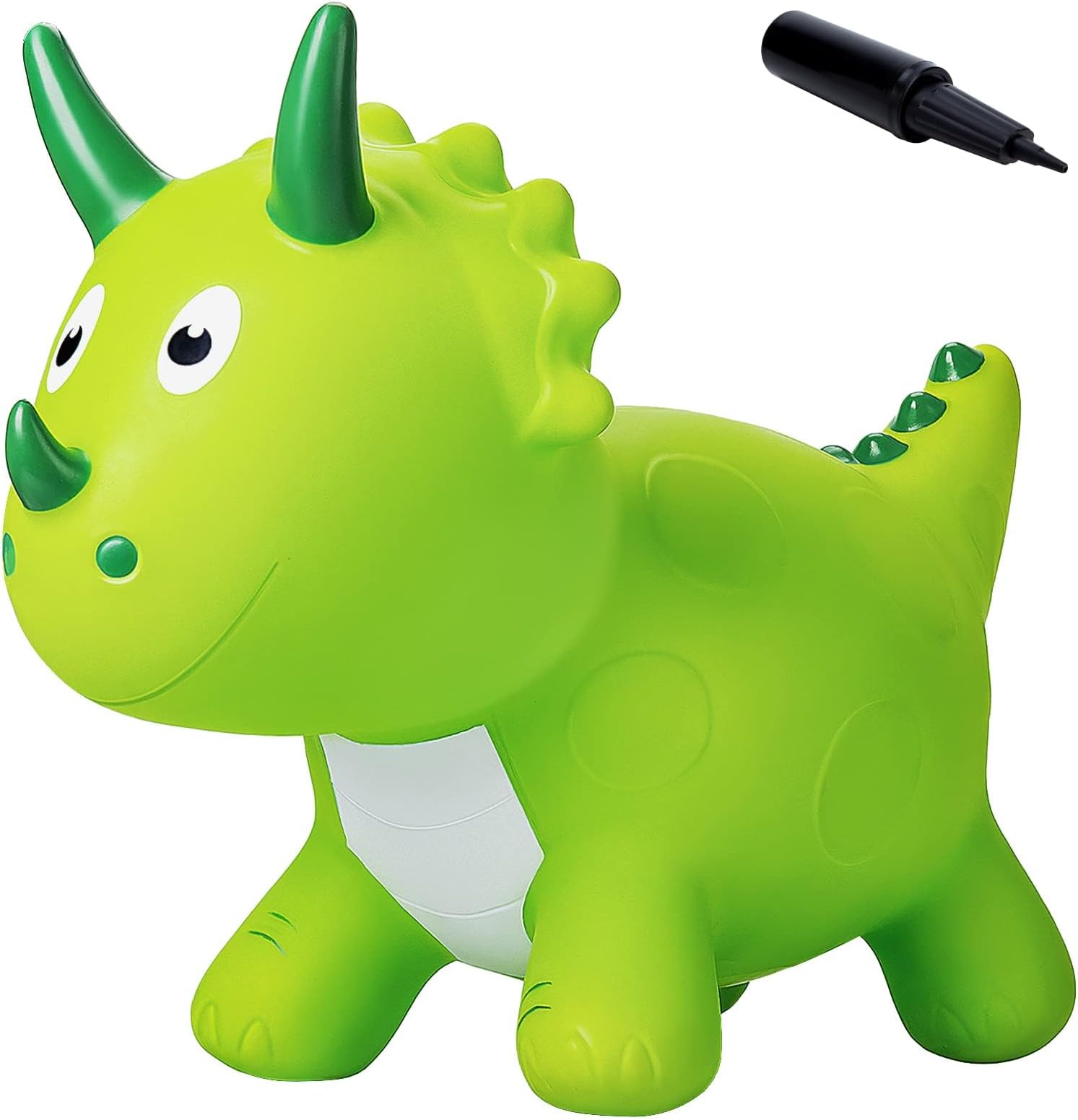 TERRIFI Bouncy Horse for Toddler, Animal Hopper, Bouncing Dinosaur, Inflatable Toy,Inflatable Jumping Horse, Ride on Hopping Toy for Kids with Pump