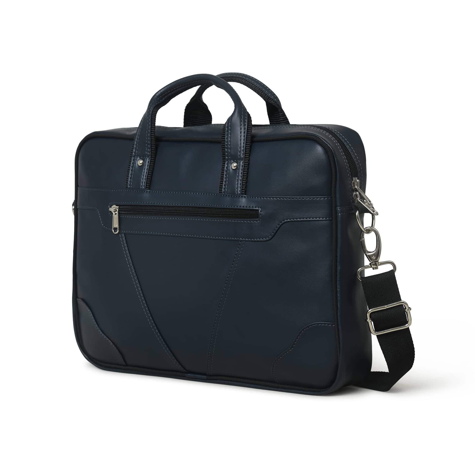 MATRICE Faux Vegan Leather Messenger Bag for Office up to 15 inch Briefcase Best Laptop Messenger Bag Satchel for Men Front Pocket for Laptop Accessories (Black, 0801) (B0B1XCSVDS) Amazon Price History, Amazon Price Tracker