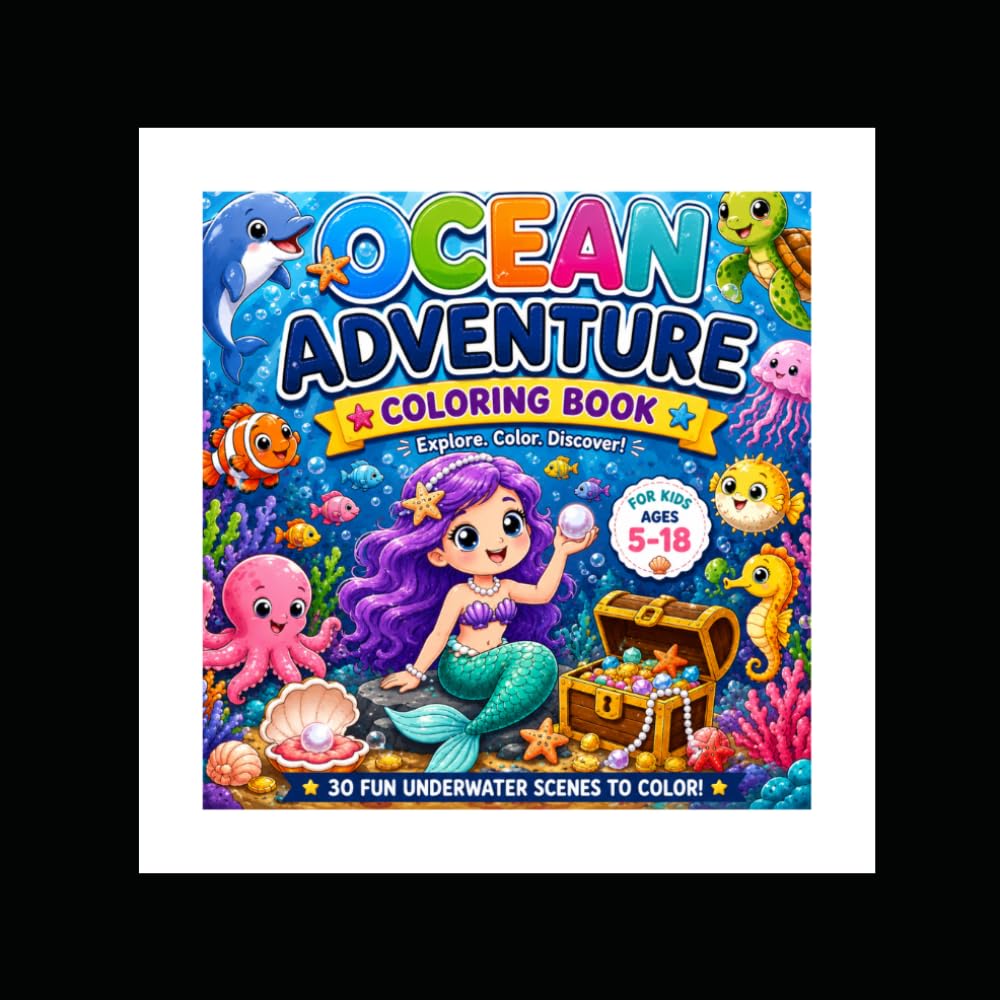 Ocean Adventure Coloring Book
