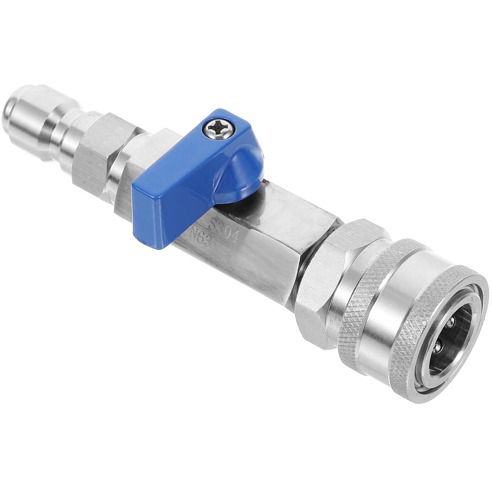 YARNOW Edelstahl Kugelhahn Für Hochdruckreiniger Schnellanschluss Hochdruck Kugelhahn Für Schlauch Und Reinigung Robust Und Langlebig Optimale Druckleistung