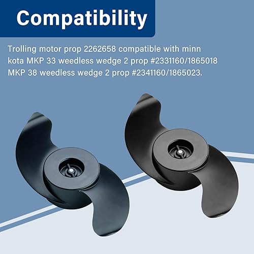 Miniatura 5 de Motor Shear Pins 2262658 Compatible with Minn Kota MKP-34 Prop and Nut Kit E Part Fit for Minn Kota Props MKP 38 & MKP 33 Weedless Wedge 2 Prop