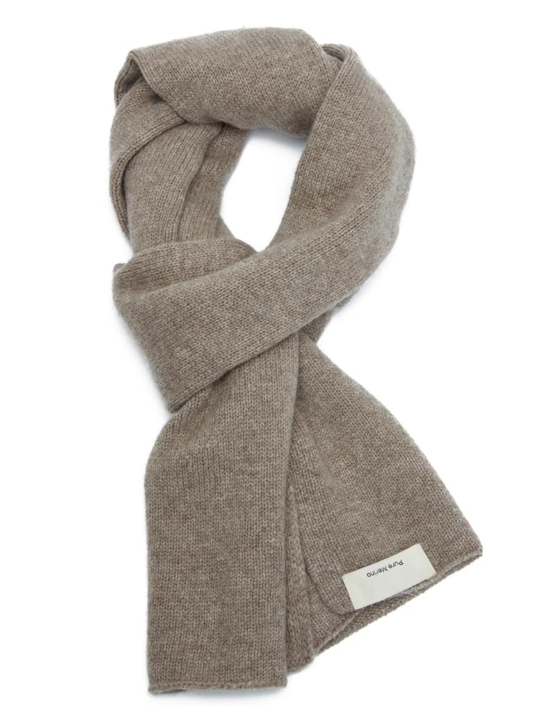Scialli da donna in lana lavorata a maglia, unisex, tinta unita, caldo, per autunno e inverno, morbido