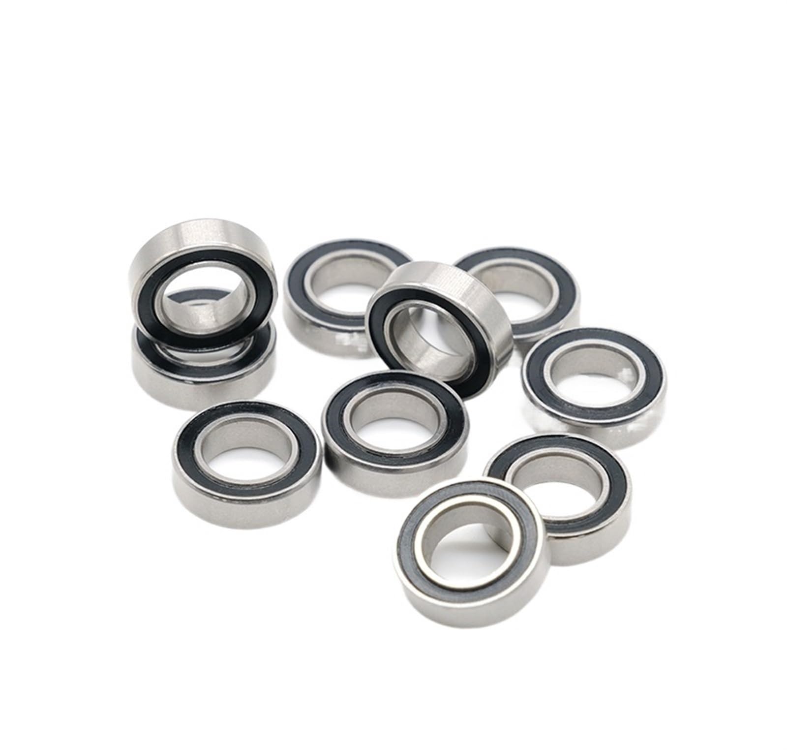 Roulement miniature scellé noir SMR148-2RS gorge profonde 8mm de 10pcs