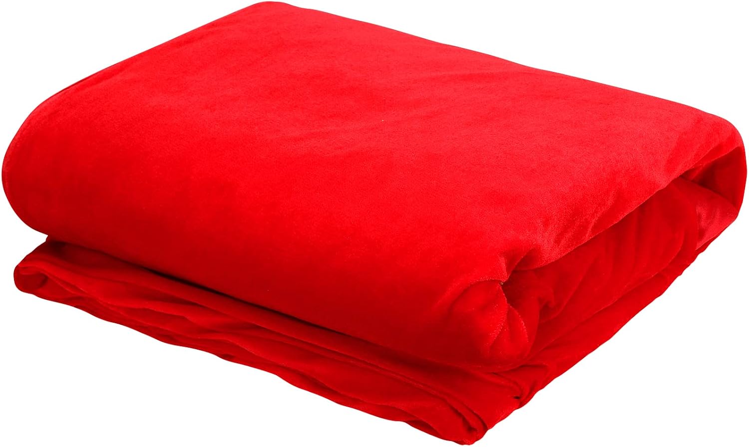 PINGEUI 10 Yards x 65 Inches Red Velvet Fabric, Low Stretch Velvet Fabric by The Yard for Sewing Craft Making, Home Decoration DIY Crafts