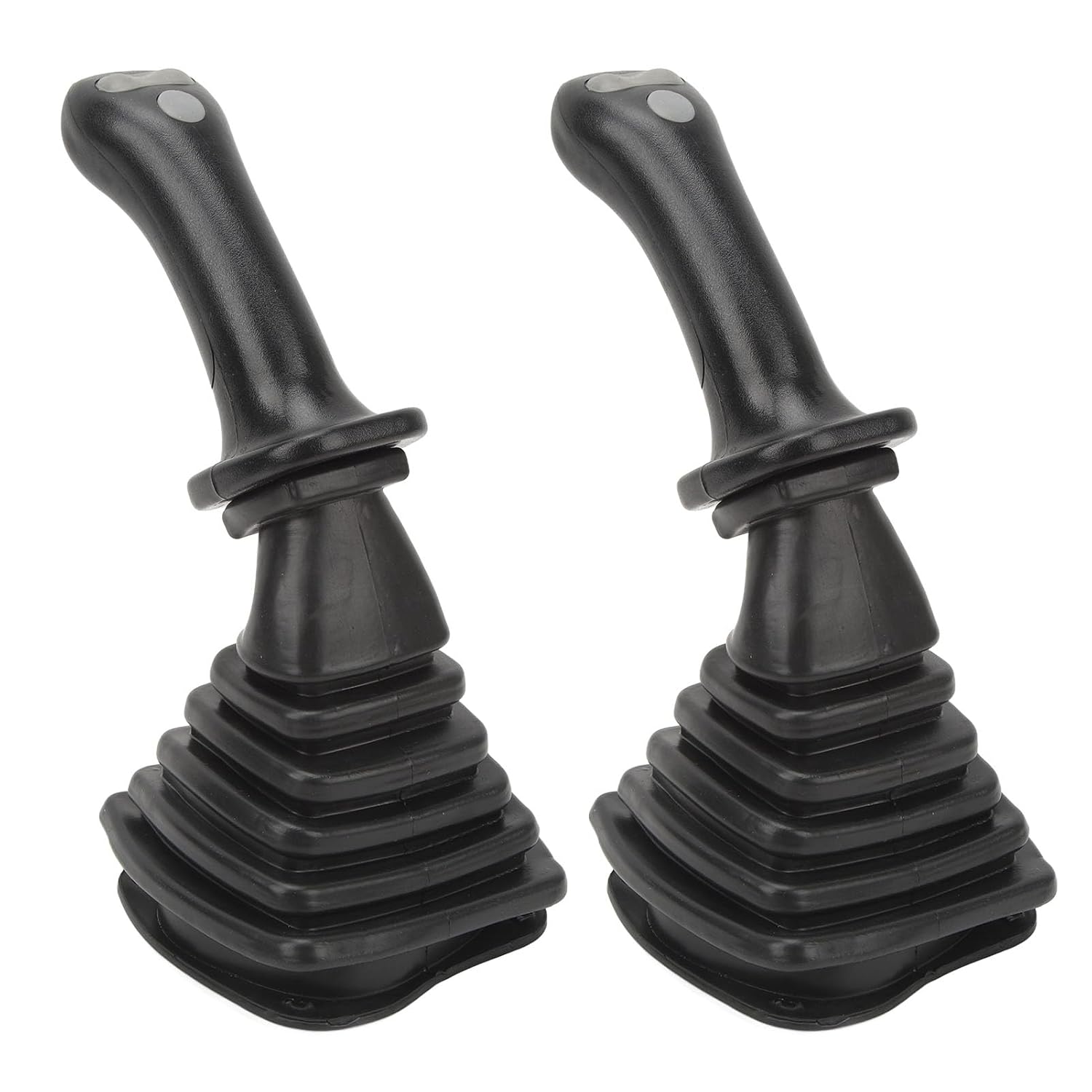 Astibym 2Pcs Excavator Joystick Handle 3 Button Replacement Premium Ergonomic Black Joystick for Doosan DH DX150 215 225 300 370-9C,exterior door handle