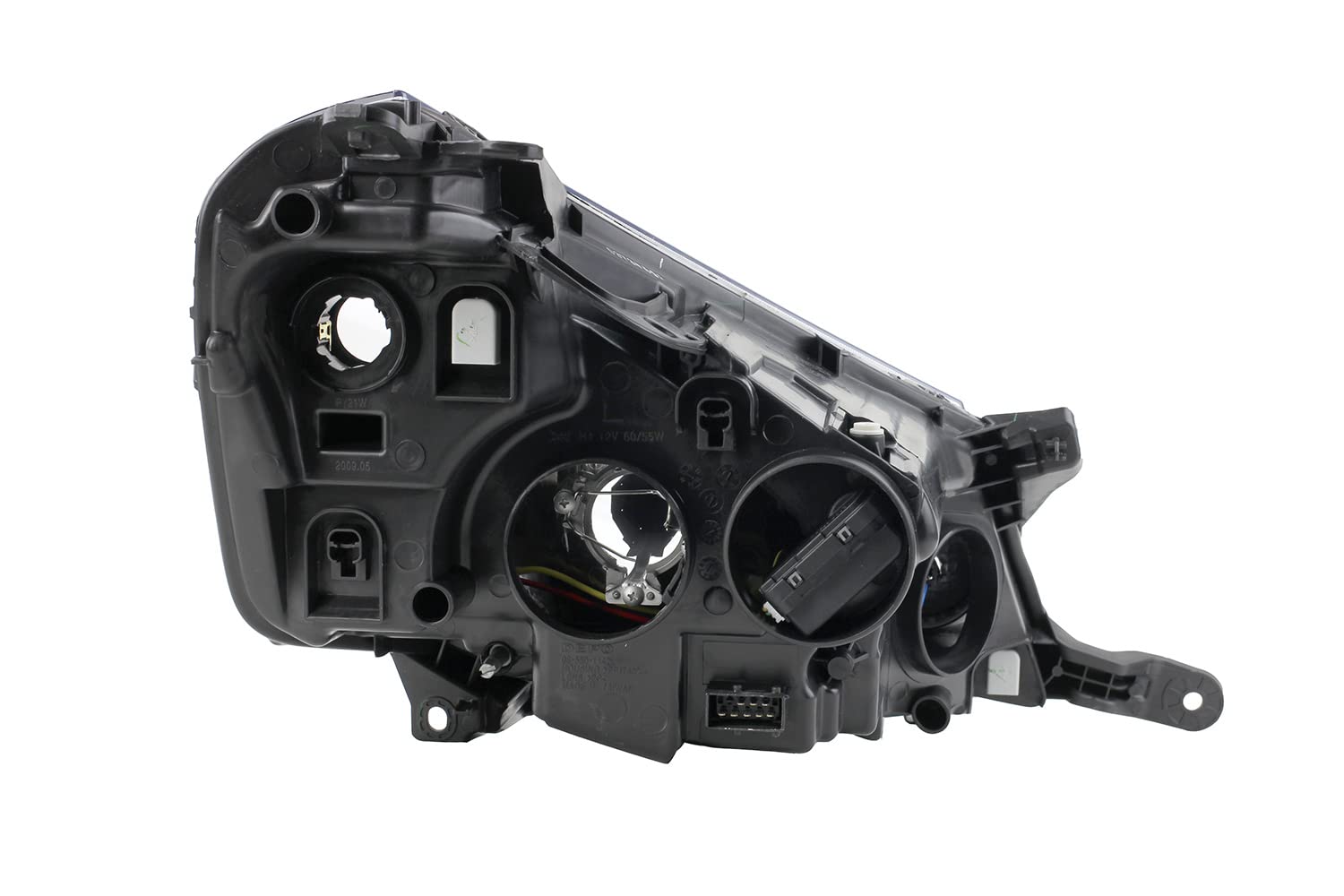 Johns, Juego de faros delanteros halógenos para Fiat Scudo 272 01/2007 – H4 izquierda y derecha + faros antiniebla + bombilla