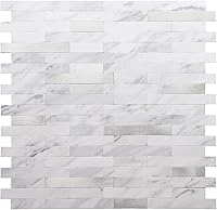 Vista 14 de STICKGOO - Protector contra salpicaduras para despegar y pegar, azulejos de pared de PVC para pegar en el protector contra salpicaduras para cocina