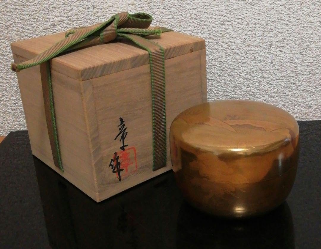 章作 蒔絵 塩釜 平棗 共箱 茶道具 Amazon.co.jp: 章作 蒔絵 塩釜 平棗 共箱 茶道具 ※海外発送の