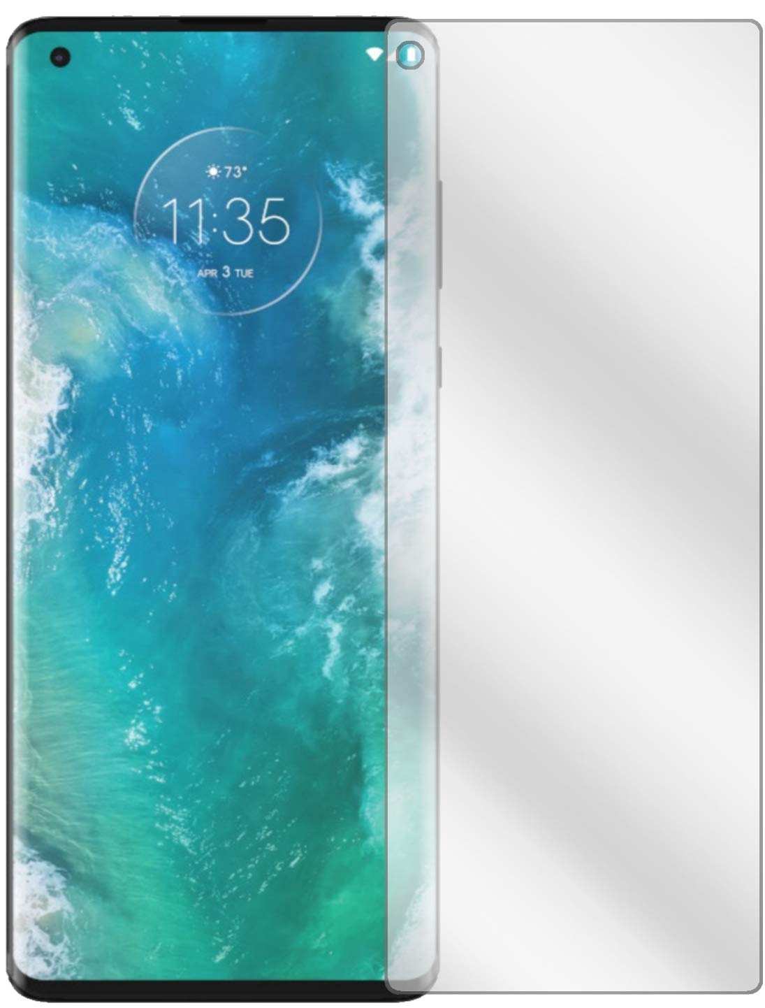 3mk Arc+ Pellicola Protettiva per Motorola Edge 2022 - Massima Protezione Curva KP22589
