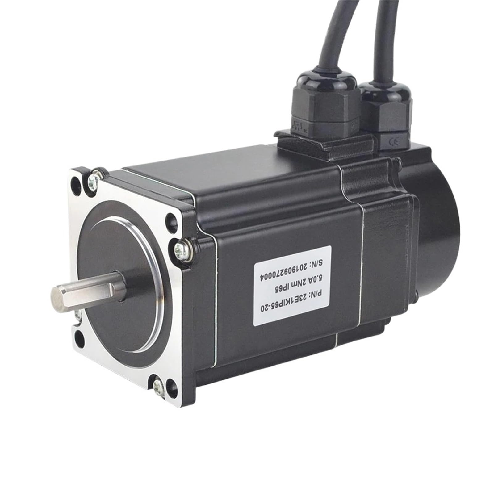 Moteur pas à pas Nema23 hybride 2Nm avec encodeur rotatif et axe de 8mm 5A - 5