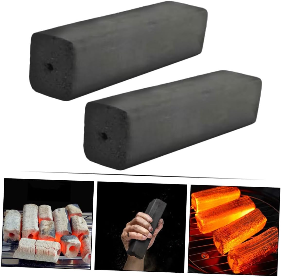 5pcs Charcoal Tablets for Grilling Camping and Boiling Water Lightweight Fast Ignition for Outdoor Bbq and Family Gatherings