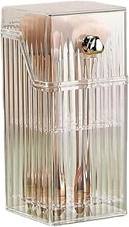 Soporte para brochas de maquillaje con tapa, ...