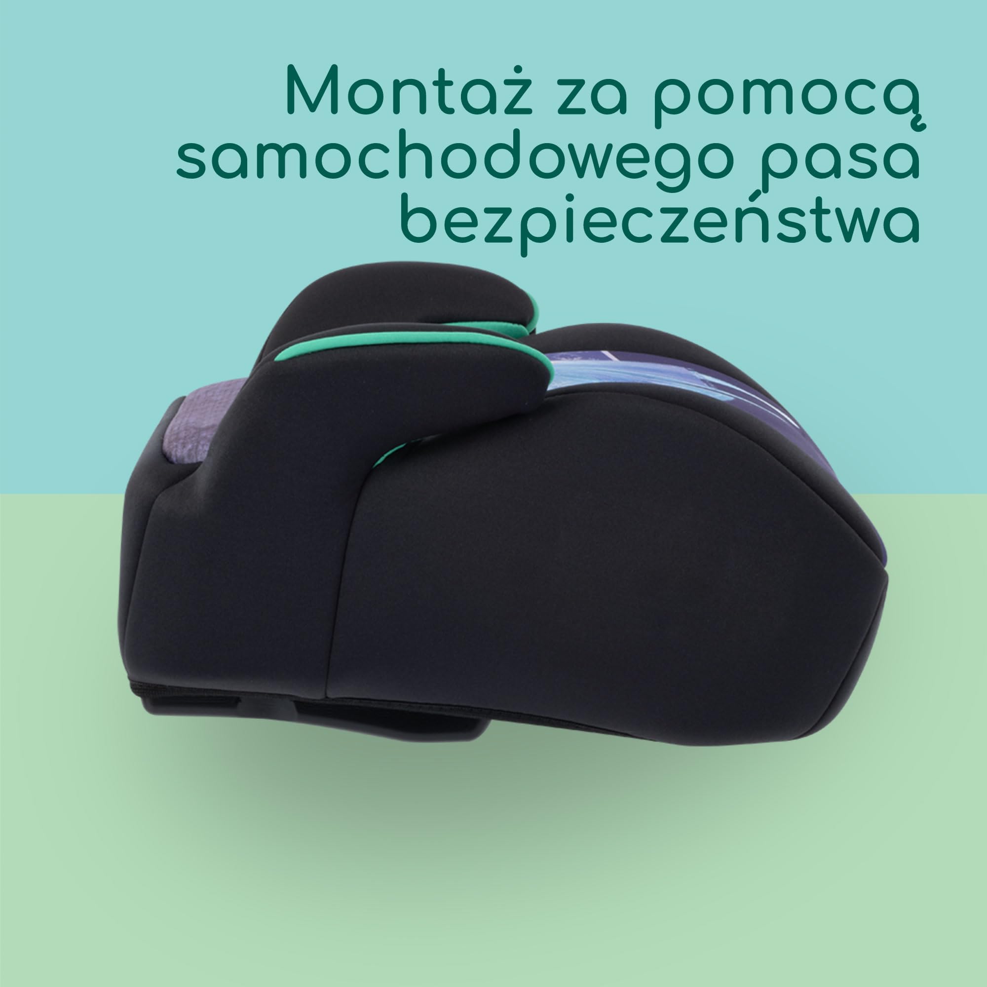 Bebeconfort Disney Manga i-Safe, Fotelik Samochodowy dla Dziecka, 6–12 Lat, 128–150 cm, 22-36 kg, Fotelik Dziecięcy Disney Frozen, Lekki, Łatwy Montaż Pasa, Miękkie w Dotyku Tkaniny, Kraina Lodu