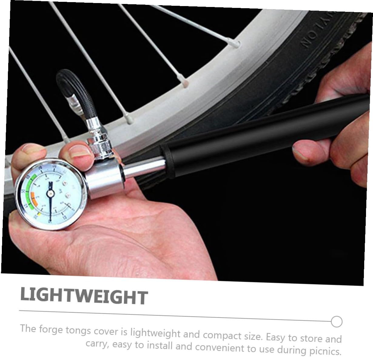 High Pressure Bike Pump Compact Lightweight Bicycle Tire Inflator for Mountain Road Bikes Quick Inflation Pump with Compatible Valve