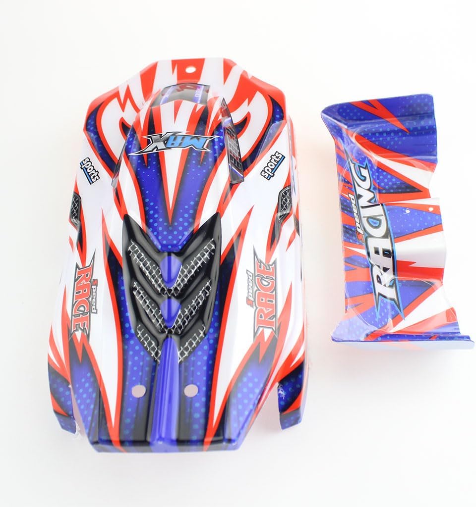 KingVal Replacement RC Car Shell Cover RC Spare Parts Compatible with WLtoys 124008 RC Car
