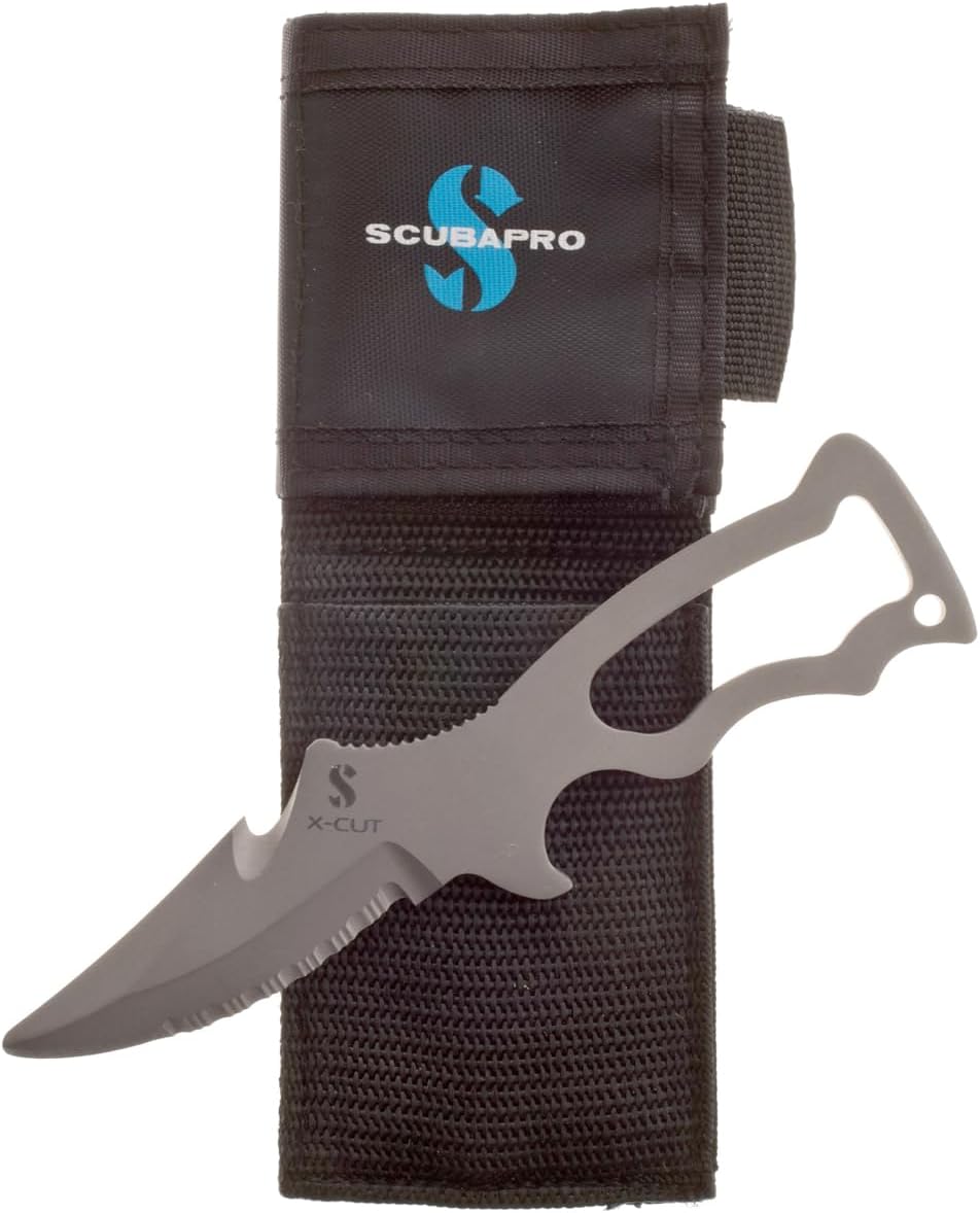X-Cut Titanium TEK Knife with Nylon Sheath 5 in.