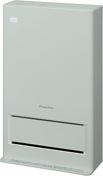 Panasonic DS-FZS1200-G Ceramic Fan Heater, 2 Levels, Single Sensor, Thin Body, Green