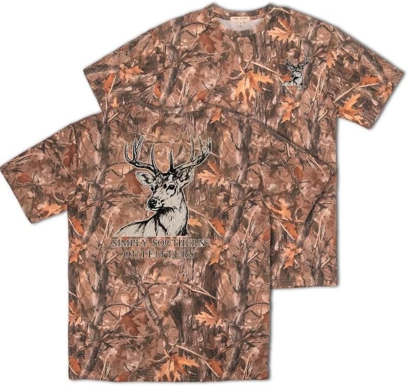Simply Southern Deer - Camo - Adult T-Shirt