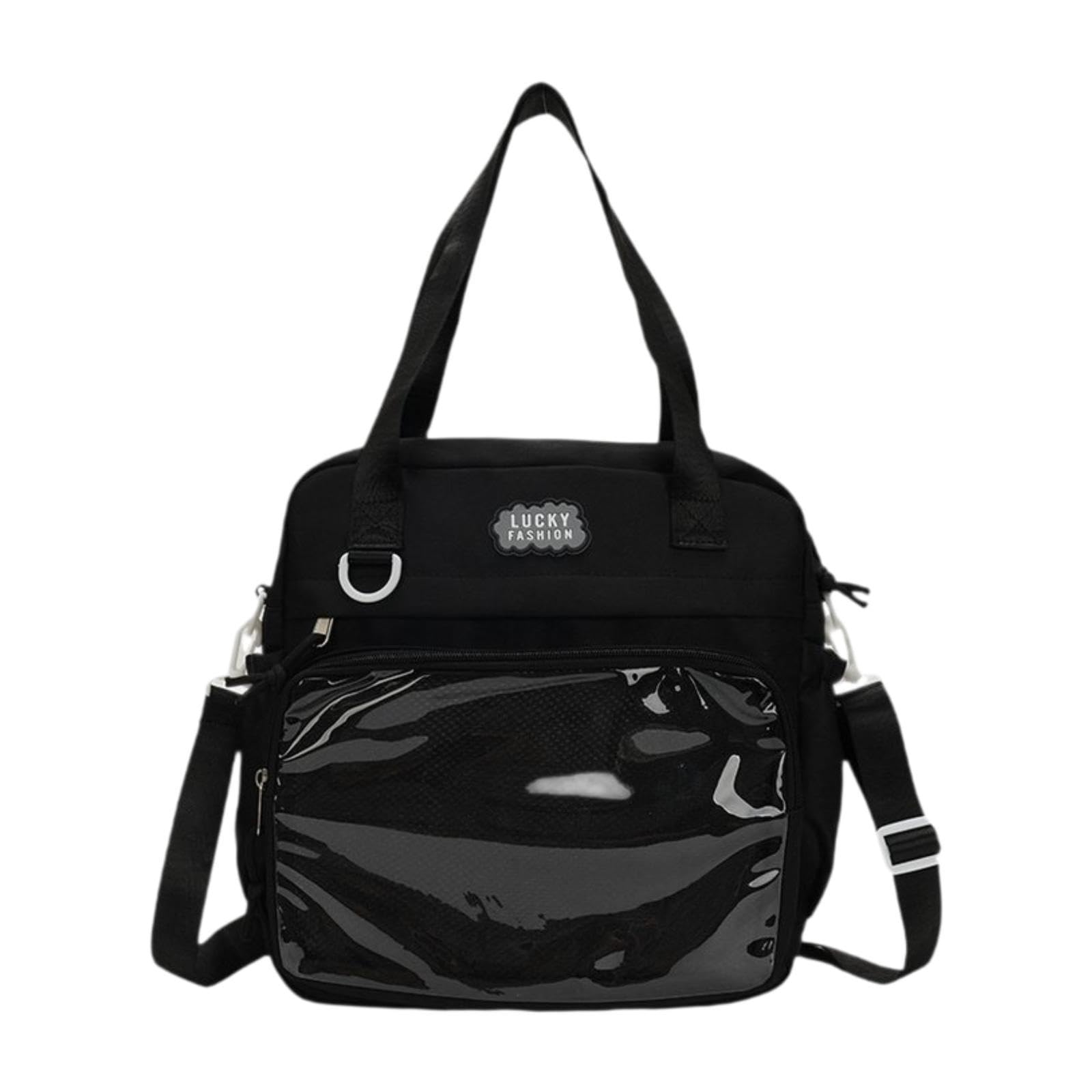 URJIX™ Ita Bag DIY Adjustable Strap Uniform Bag for Anime Dolls Display Party Black-image-14