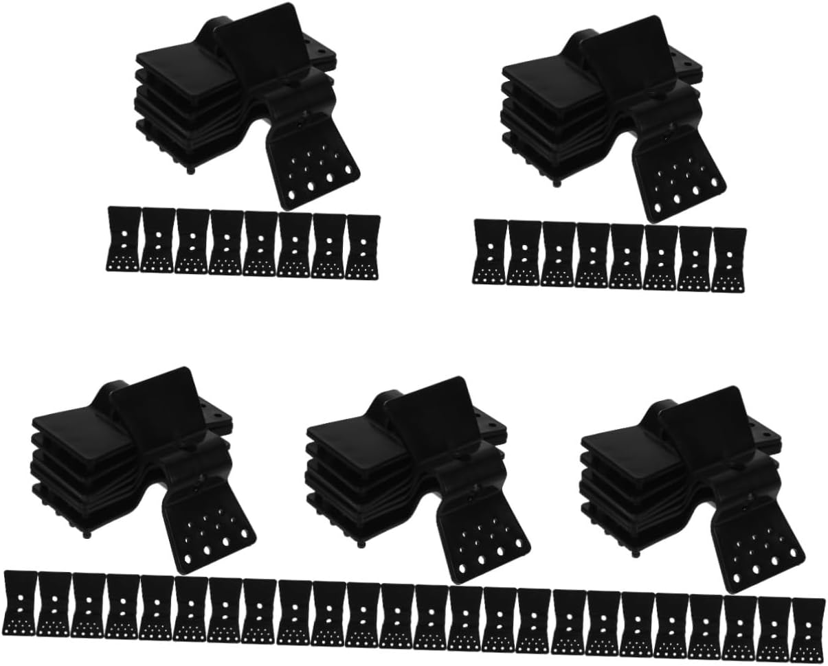 YARNOW 100pcs Heavy Duty Shade Cloth Clips Reusable Plastic Garden Netting Fixing Tools for Secure Shade Netting and Greenhouse Applications