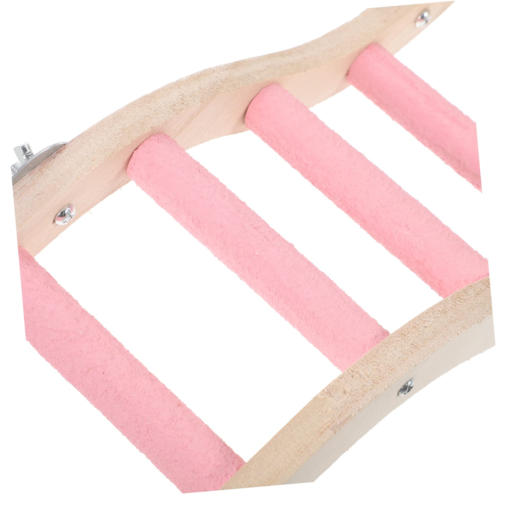 GRIRIW 2pcs Parrot Ladder Toy Bird Cage Climbing Toy Natural Material Safe Bird Ladder Perch