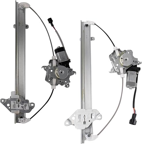 Miniatura 50 de TRQ Juego de regulador de ventana eléctrica delantera y motor compatible con Ford Ranger 1993-2011 1994-2009 Mazda B2300 1998-2001 B2500 1994-2007