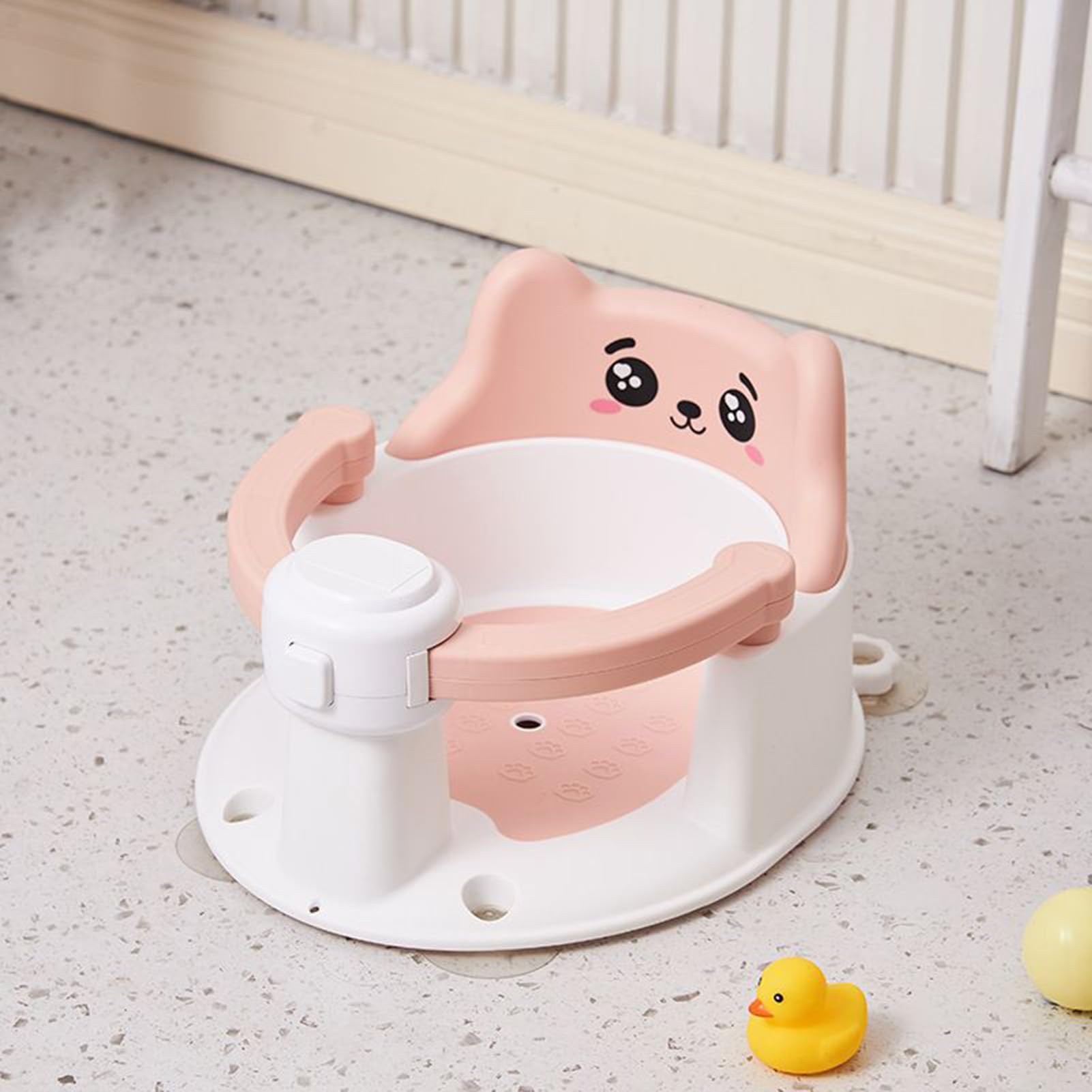 Asiento Baño Infantil Ventosas Imprescindibles 6-24 Meses Bebés