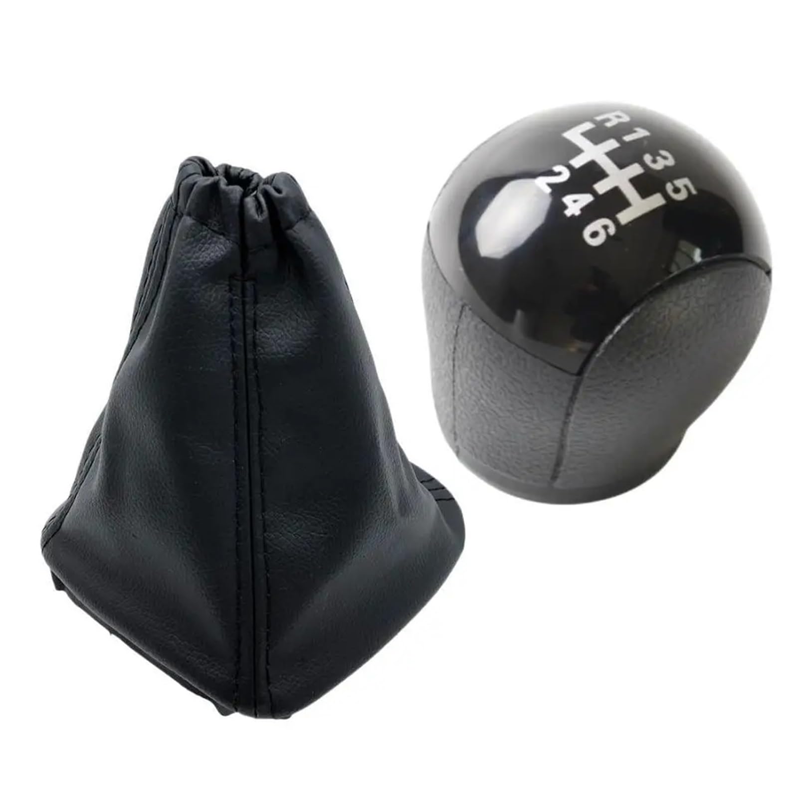 Dwtnmex 6 Speed Combo Gear Shift Knob For Transit For Van Mk7 2006-2012 Gear Shift Knob Gaiter Boot Cover Collar(6 Speed Combo)