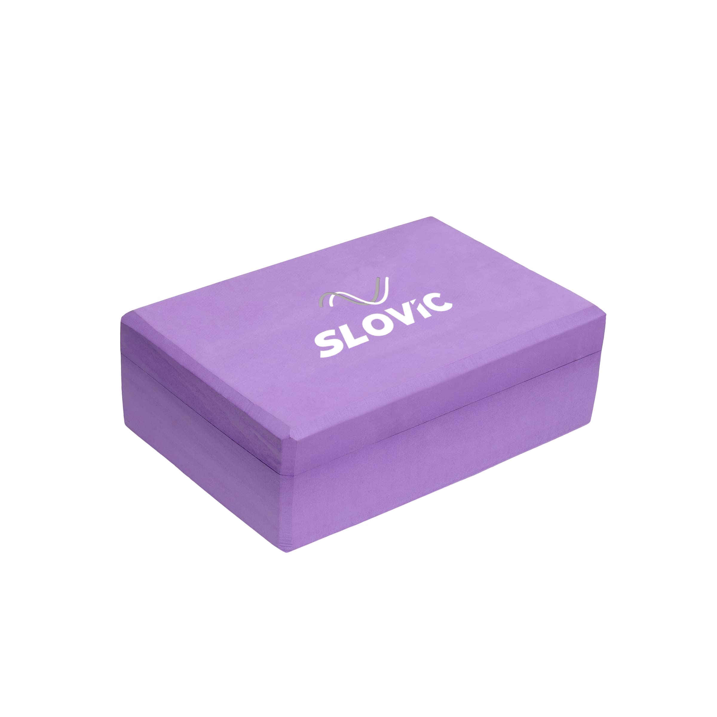 Slovic Yoga Bricks | High Density EVA Foam Blocks | Non-toxic, Non-Slip Workout Bricks | 23 x 7.5 x 14 cm, Purple (B09Q34XQ5B) Amazon Price History, Amazon Price Tracker