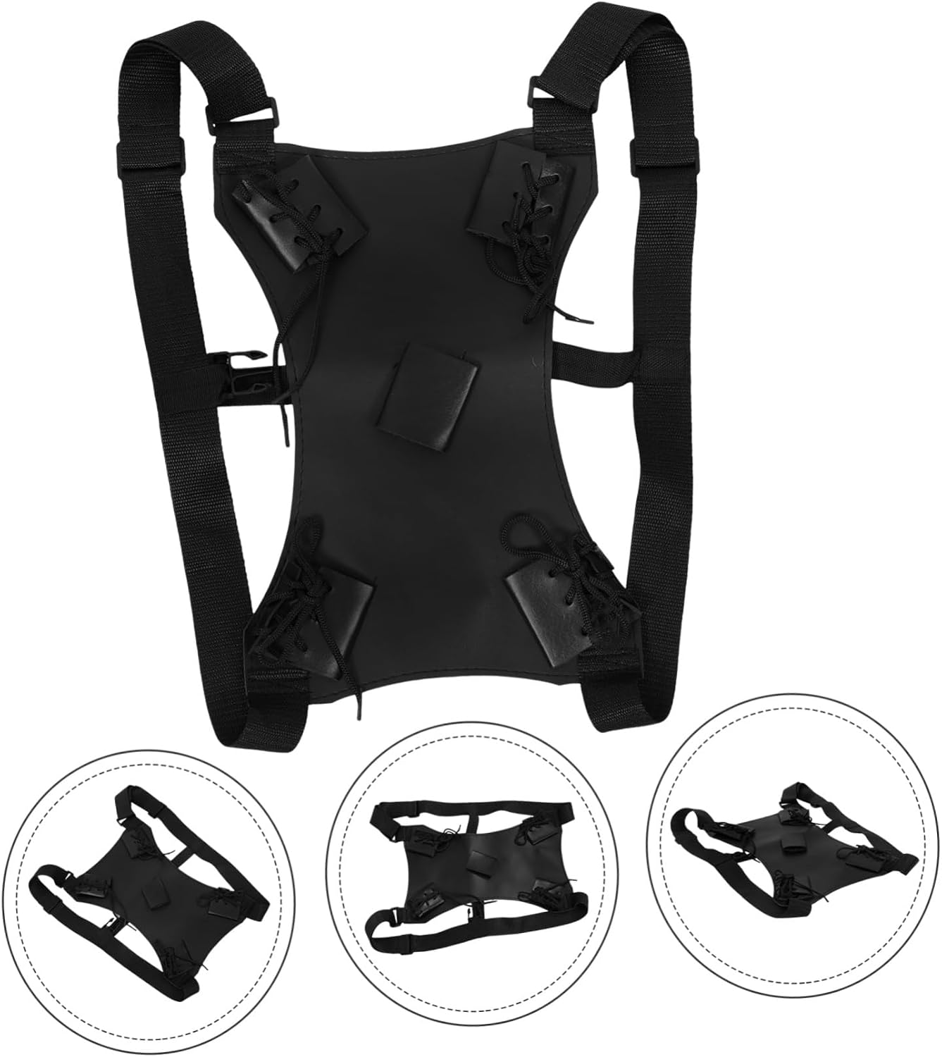 Leather Sword Carry Case Dual Strap Backpack for Cosplay - Unisex Sword Holder Comfortable and Durable Design for Dual Storage