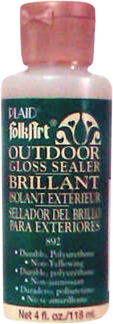 FolkArt Outdoor Sealer (4-Ounce), 892 Gloss Finish
