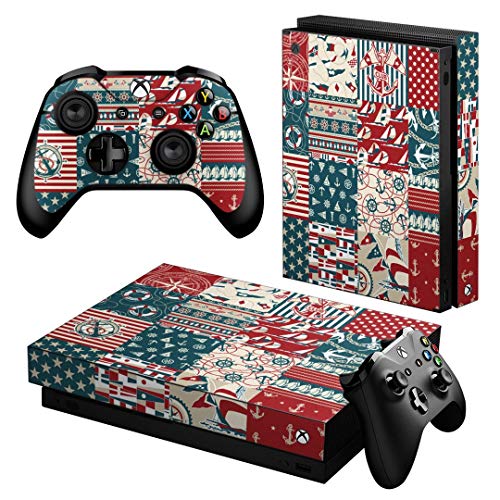 igsticker Xbox One X ��p �X�L���V�[�� ���ʁE�V�ʁE��ʁE�R���g���[���[ �S�ʃZ�b�g �G�b�N�X�{�b�N�X �V�[�� �ی� �t�B���� �X�e�b�J�[ 003480