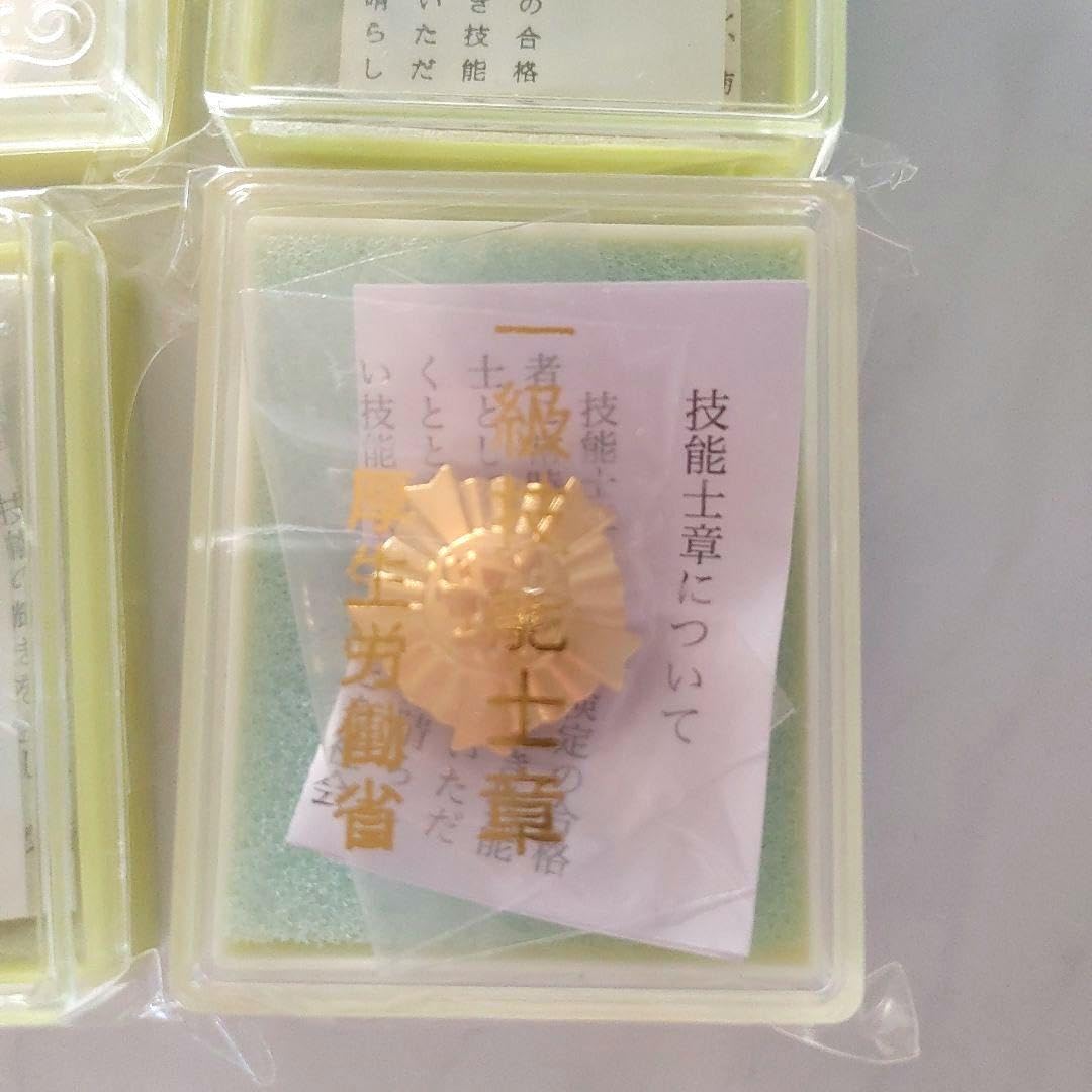 Amazon | 技能検定 一級 技能士章 合格バッチ | バッジ | おもちゃ