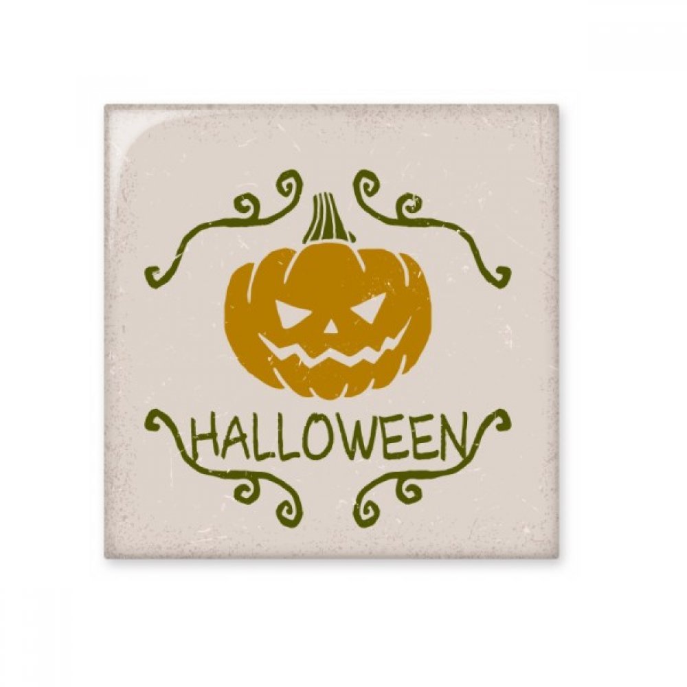 Carreau céramique citrouille Halloween pour protéger et décorer vos murs