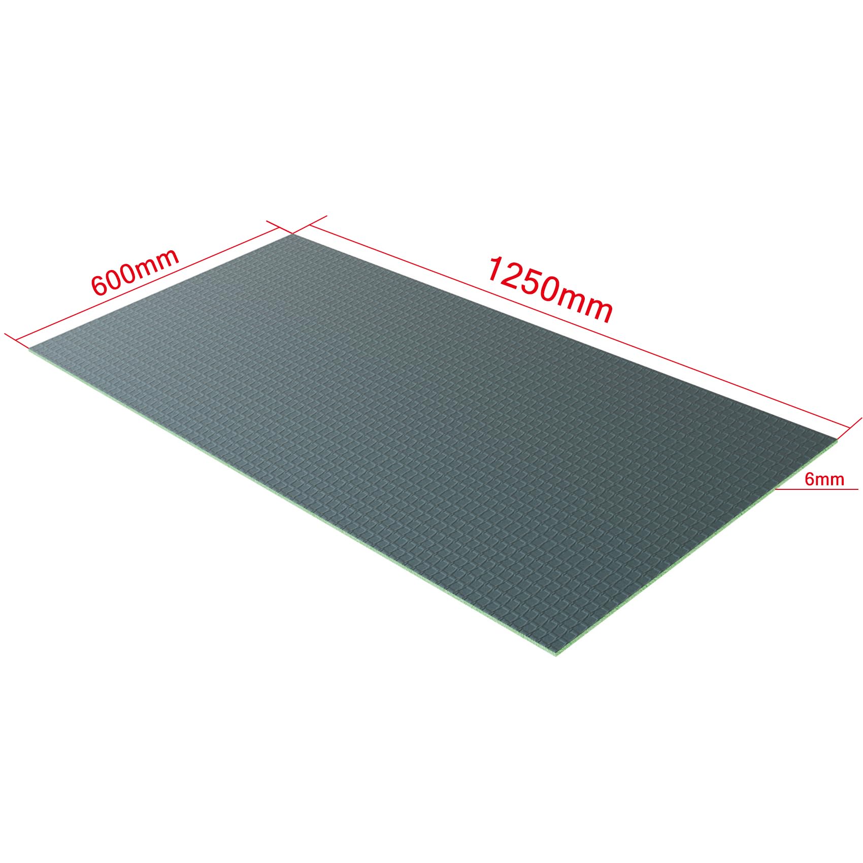 AICA 1250x600x6mm Tablero de respaldo de azulejos de XPS, Tablero de aislamiento impermeable, Panel de construcción