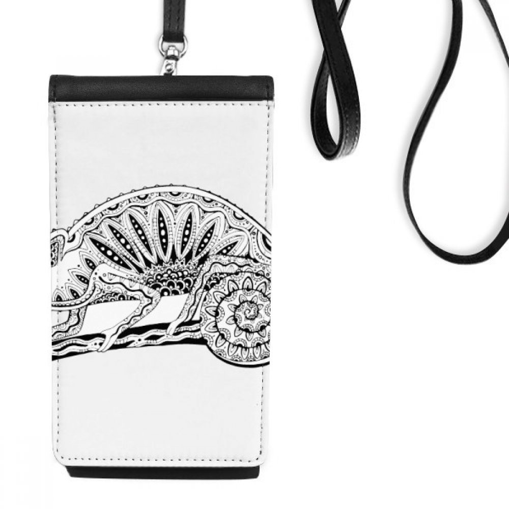 Regalo original de monedero para smartphone con ilustración de lagarto 4