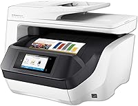 Vista 2 de Impresora de fotos HP Officejet Pro 8720 Wireless Todo-en-uno con impresión móvil (k7s42 a), Blanco