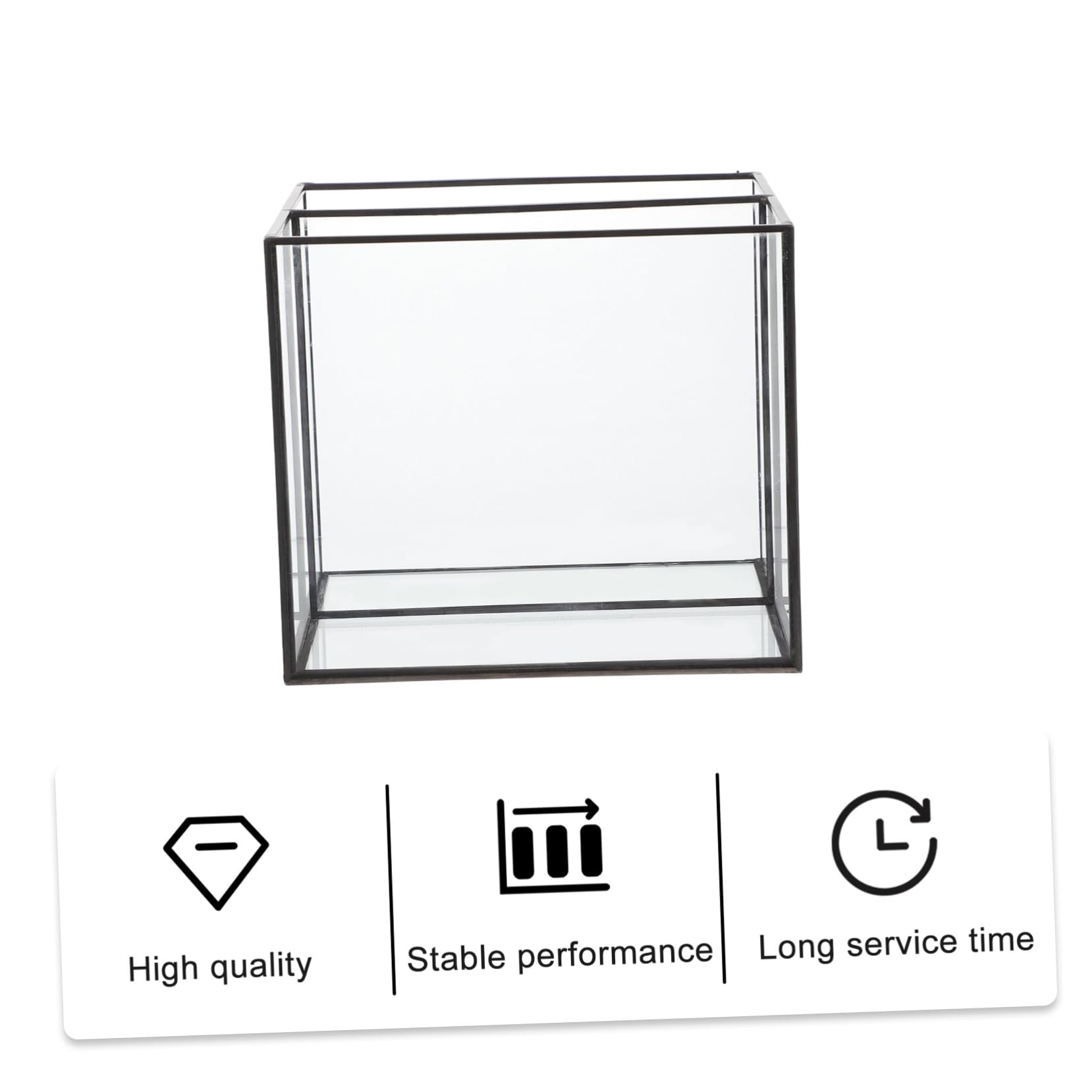 Boîte de Rangement pour Cosmétiques et Bijoux Verre et Laiton Compartiments Doubles pour Bureau et Coiffeuse Organisateur Pratique pour Petits Objets