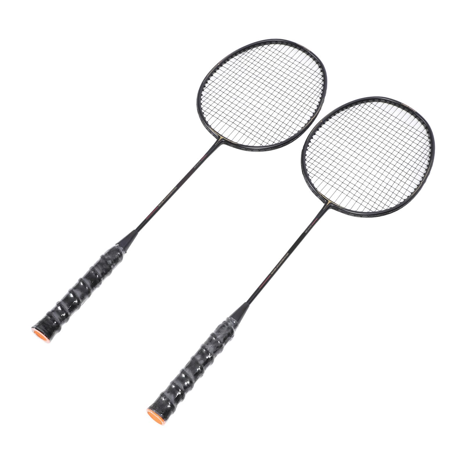 Set di Racchette da Badminton in Alluminio Al Carbonio Leggero per Allenamenti e Partite a 2 Giocatori, Include Borsa per il Trasporto