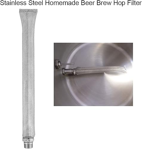 Miniatura 8 de Filtro Brew Hop de 612 pulgadas, filtro de malla de acero inoxidable de grado 304 para cerveza casera, herramienta de filtro de cerveza Brew Hop