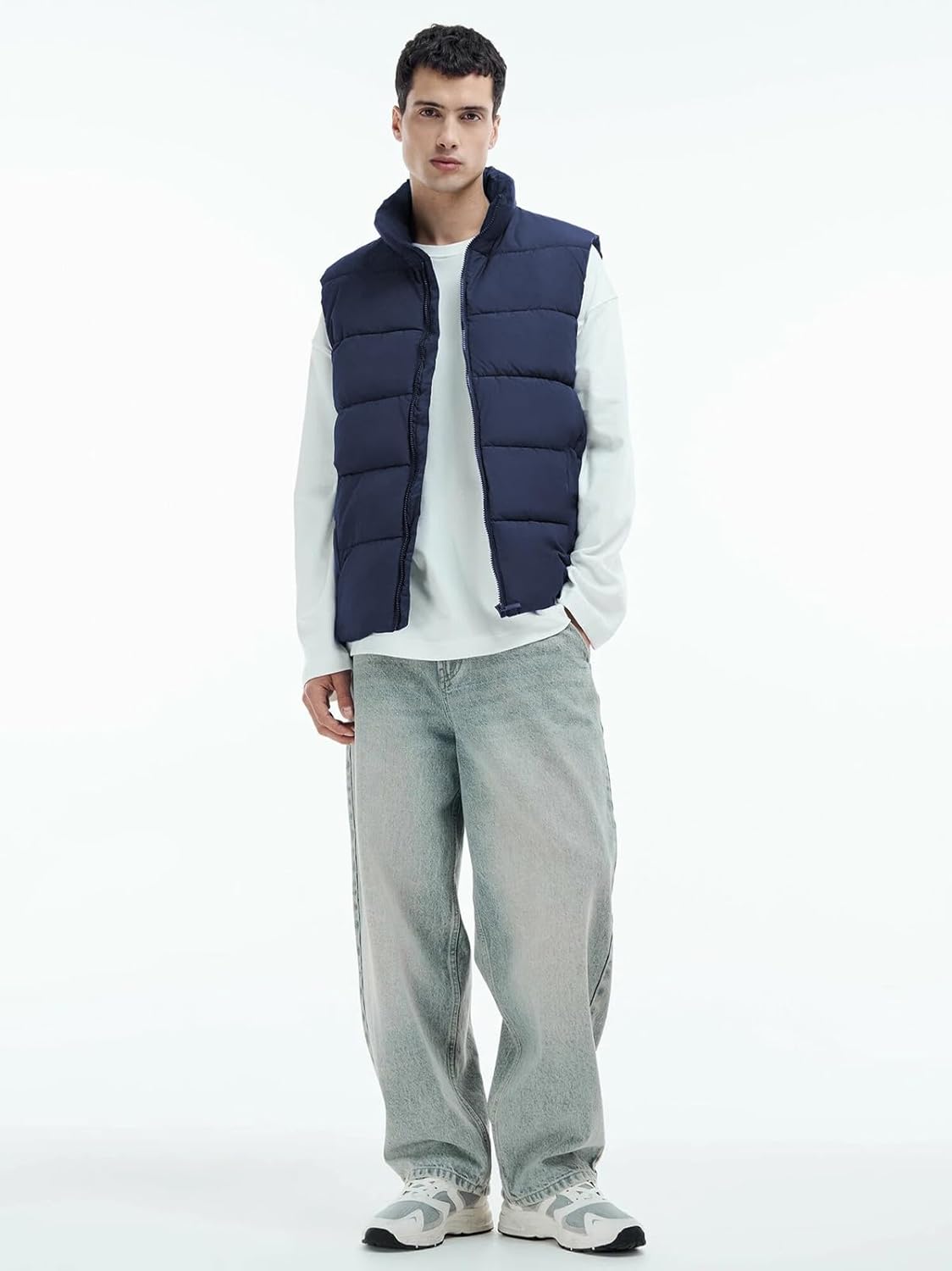 Men's Puffer Vest Winter Warm Outerwear Lightweight Water-Resistant M to 3XL - Image 2