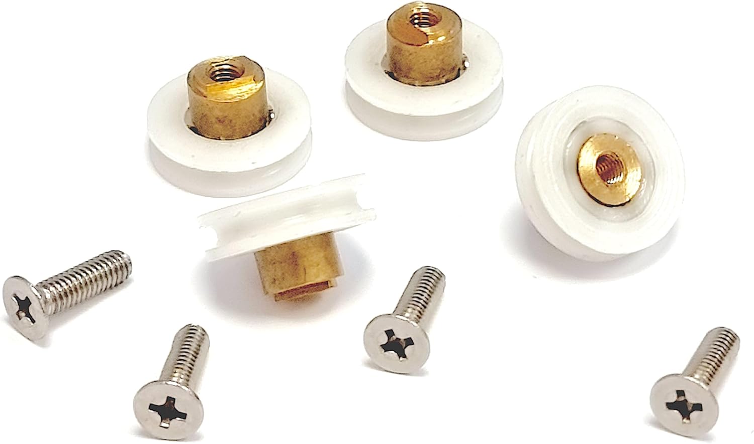 8Pcs Replacement Shower Door Roller Wheels 19/23/25mm Diameter - View #8
